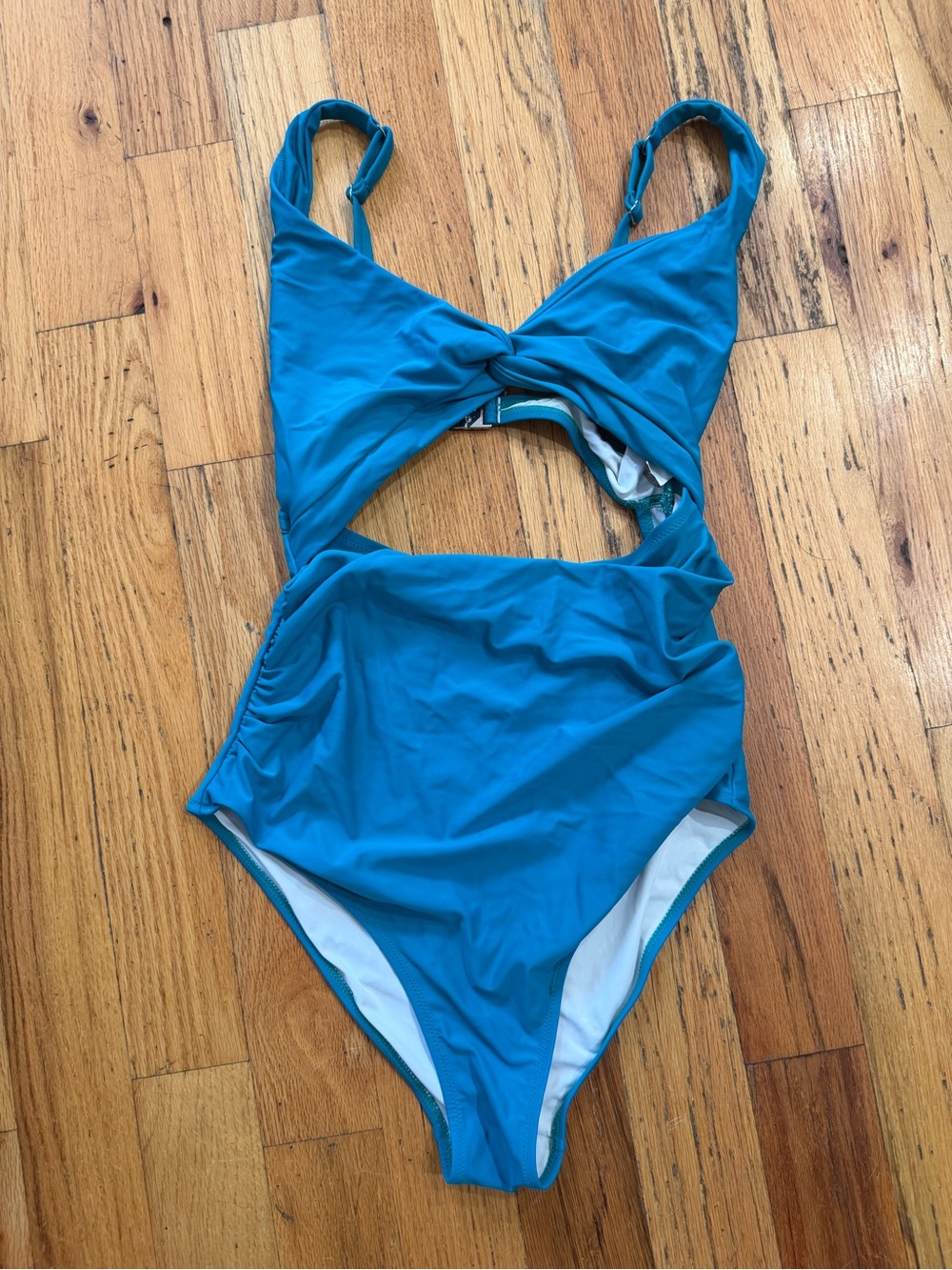 Pink blush Maternity Swimsuit with Twist Front